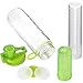 Water Infuser Bottle Leak Proof Flip-top Sport Water Bottle BPA-Free Tritan 25 Oz (Green)