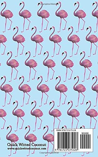Flamingo Notebook - Ruled Pages - 5x8 - Premium (Light Blue) - Image 3