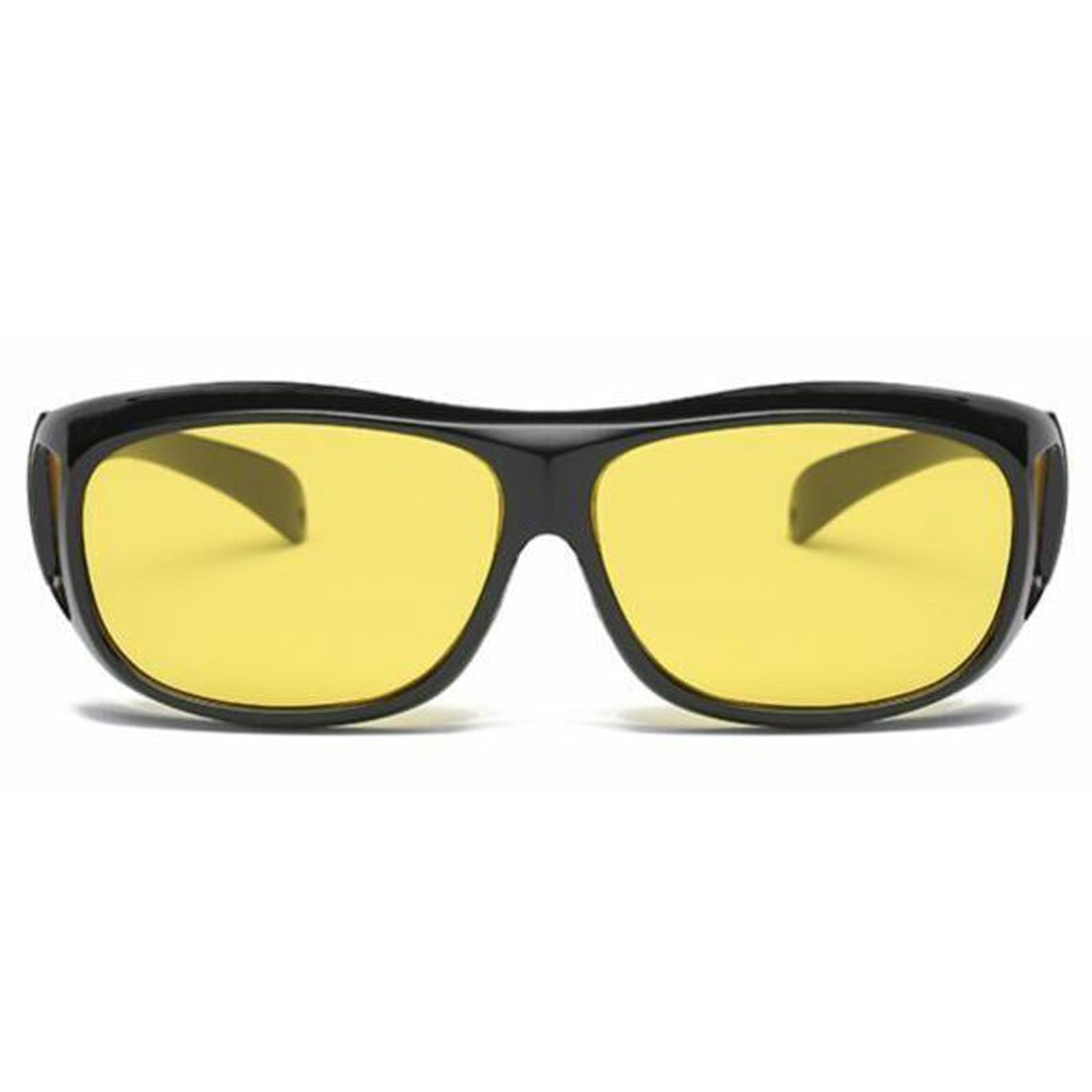 Macular Degeneration Glasses for Men/Women,Glasses for Macular Degeneration Aids, Distance Glasses Glaucoma and Retinitis Pigmentosa for Outdoor and Indoor Yellow Lenses, Large Size