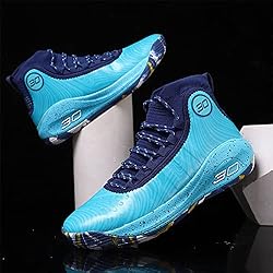 Angugu Mens Basketball Shoes High Top Fashion