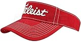 Titleist Men's Contrast Stitch Visor Red
