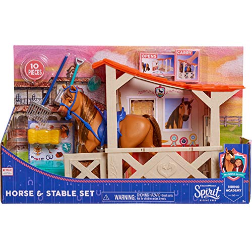 DreamWorks Spirit Riding Free Horse & Stable Accessory Set, Kids Toys