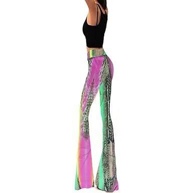Femme Pantalon De Sport Flare Mode Fashion Lâche Fitness ...