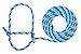 Weaver Leather Livestock Cattle Poly Rope Halter Dark Blue/Turquoise/Gray