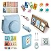 Mini 8 Accessories, 13 in 1 Fujifilm Bundle(Blue Case/Standing Album/strap/Book Album/Colored Filters/Selfie Lens/Wall Hang Frames/Frames/Sticker Borders/Decor Stickers/Alligator Clip Photo Holders)