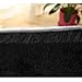 gdmgdr Ultra Soft and Fluffy Nursery Rugs 4cm High Pile Area Rugs for Bedroom and Living Room 4' x 5.3', Black