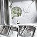 Shower Drain Covers Hair Catcher Hair Stopper for Bathroom and Kitchen, Rubber Sink Strainer Silicone Filter Home Drain Cover(3Pack)
