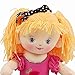 Linzy Christina Rag Doll with Colored Shirt and Polka Doted Skirt, Pink 16