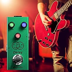 Sofadio Delay Guitar Pedal, True Bypass DC 9V Mini