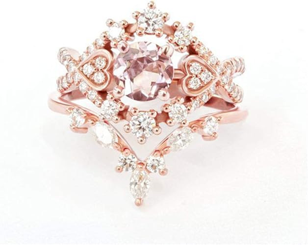 Amazon Pinking 指輪 レディース リング シンプル ジルコン ファッション デザイン 人気 華奢 婚約 結婚 リング 通販