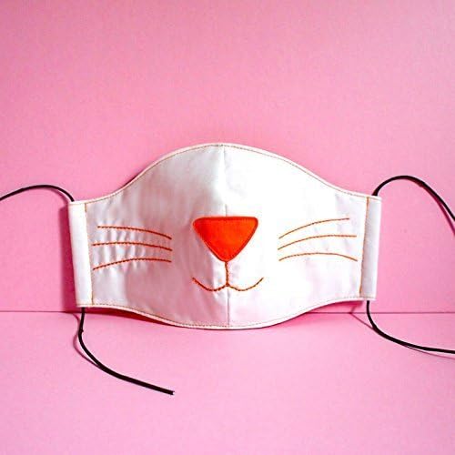 Cute Kitty Cat Unisex Cotton Fabric Protective Anti-Dust Mouth Nose Face Mask For Man Woman