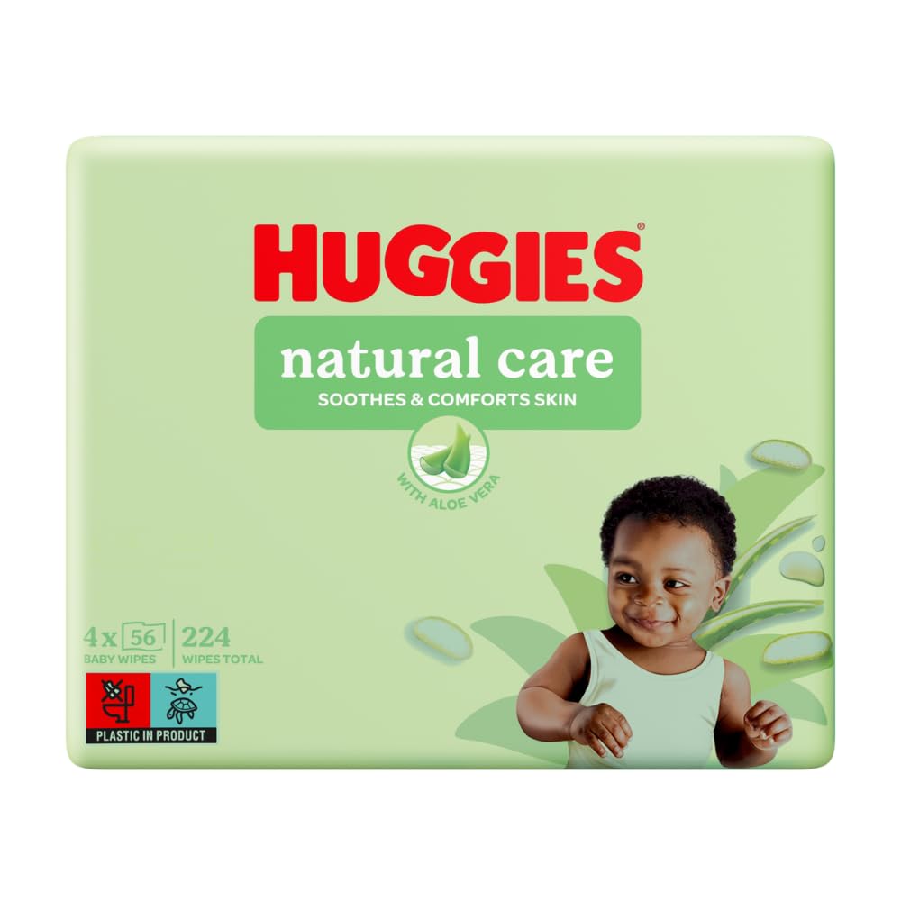 Huggies Natural Care Baby Wipes, Quad Pack