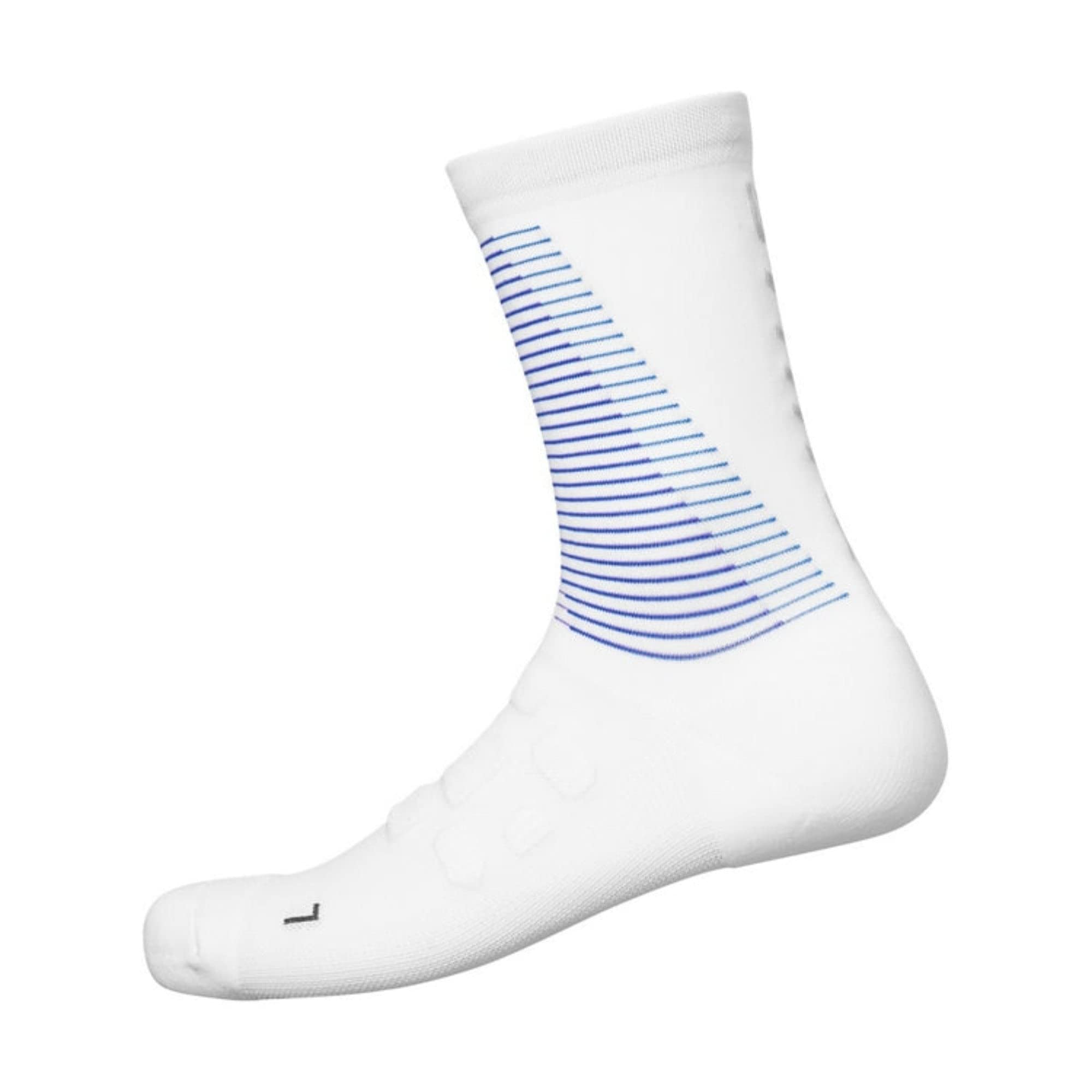 SHIMANO Unisex Scas40071 S-PHYRE Tall Socks, White/Purple, Size S 36-40), White, S EU