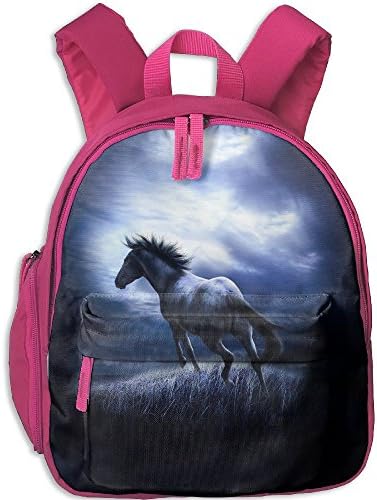 Night Horse Student Book Bag Children Schoolbags Backpacks For Teens Boys Girls