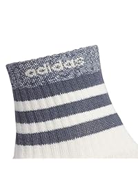 adidas Calcetines altos de 3 rayas para hombre (3 unidades)