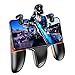 PUBG Mobile Controller, Auto High Frequency Click Mobile Game Controllers Trigger for PUBG/Fortnite/Rules of Survival Gaming Grip and Gaming Joysticks for Android iOS Phone