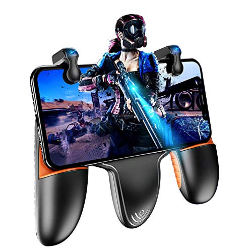 PUBG Mobile Controller, Auto High Frequency Click Mobile Game Controllers Trigger for PUBG/Fortnite/Rules of Survival Gaming Grip and Gaming Joysticks for Android iOS Phone