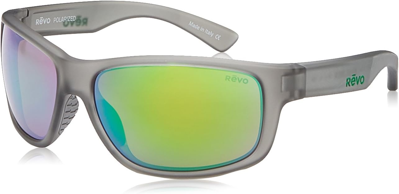 Revo Polarized Sunglasses Baseliner Wraparound Frame 61 mm