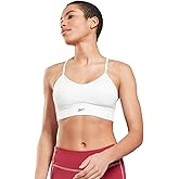 Reebok Women's Standard Tri-Back Sports Bra, Light Support, White, Large