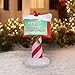 Jolly 3.5' Airblown Merry Christmas Inflatable Outdoor Decoration Sign