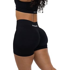 Diosa Fit Radiant Short Shorts, High Waisted, 4" Inseam, Scrunch Bum, Butt Lifting Gym Shorts
