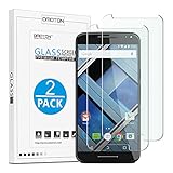 OMOTON [2 Pack] MOTO X Pure Edition Screen Protector - Tempered Glass Screen Protector for Motorola Moto X Pure with [9H Hardness] [Crystal Clear] [Scratch Resist] [No-Bubble]