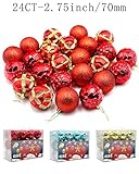 Woowell Christmas Ball Ornaments 2.75