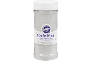 WILTON Sugar Sprinkles 8oz-White