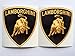 2 Lamborghini New Logo Die Cut Decals by SBD DECALS