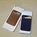 Magic Vosom Card Secure Holder Stick on Lycra Wallet Pouch Support iPhone Samsung Galaxy and Blu Smartphones Blue