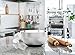 Stainless Steel Mixing Bowl 2.5QT for Kitchen, Cooking and Baking. Non-Skid, Black Handle and Spout, Free Ebook