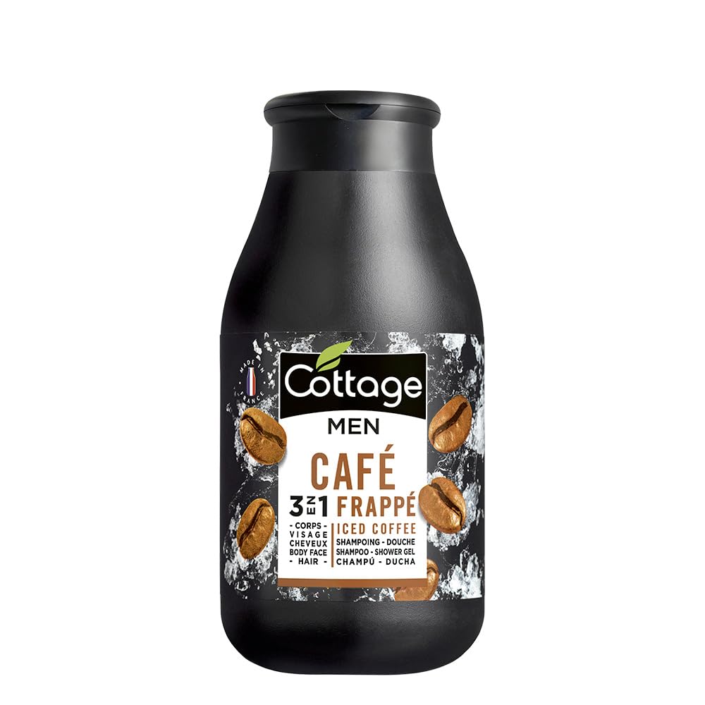 Cottage Shower & Shampoo Gel for Men, Iced Coffee – 250 ml