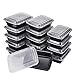 15 Pack Meal Prep Containers with Lids, 32oz BPA Free, Stackable/Dishwasher/Freezer Safe
