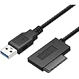 chenyang Micro SATA 16Pin to USB 3.0 Adapter Cable for 1.8 inch Hard Drive HDD/SSD Data Transfer External Hard Drive Converter 10cm