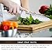 Kebley Chef Kitchen Knife Sharpener, 3 Stage Coated Wheel System, Stainless Steel for Straight