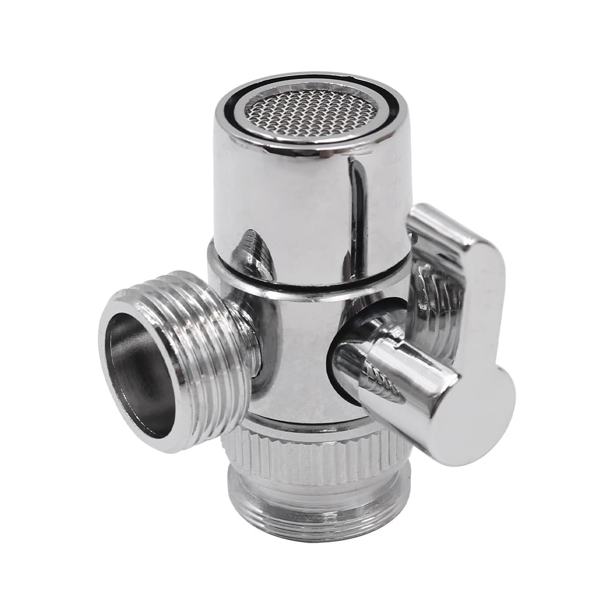 VOANZO 3-Way Tap Diverter Shower Adapter for Bath Taps Diverter Valve Switch for Kitchen Bathroom Faucet -M22 M24