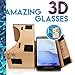 D-scope Pro(TM) Google Cardboard Kit 45mm Focal Length with Magnet Washer with Printed Instructions 3d HQ Virtual Reality