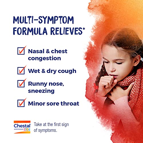 Boiron Chestal Children's Cold and Cough Syrup for Nasal and Chest Congestion, Runny Nose, and