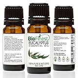 BioFinest Eucalyptus Oil - 100% Pure Eucalyptus Essential Oil - Therapeutic Grade - Premium Quality - Best For Aromatherapy, Headaches, Migraine & Stress Relief - FREE E-Book (10ml)