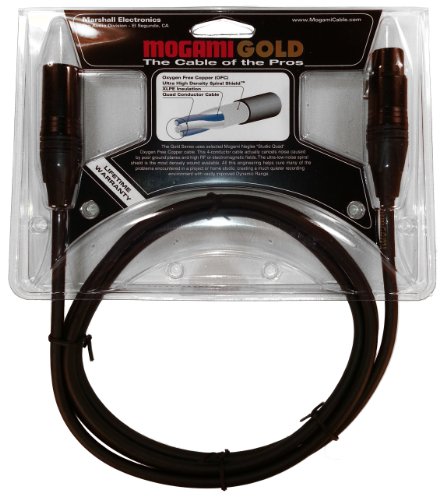 Mogami Gold Studio 06 XLR to XLR Quad Conductor Patch Cable 6 feet with Gold Contacts, XLRM-XLRF Connectors, Pro Audio Noise-Free - Thumbnail 2