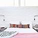 greforest Clearance！Cotton Thick Round Beach Towel Ultra Thick Circle Towel with Tassels Heat Insulation Circle Towels for Beach Leisure, Swimming, Bathing, Picnic/Yoga Mat (White & Black)