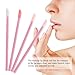NUOLUX Lipstick Applicators,150pcs Disposable Lip Gloss Lipstick Wands (Pink)