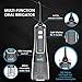 Cordless Water Flosser for Teeth Cleaning-by B.WEISS- 4 Pressure Modes-Waterproof Design- Rechargeable Oral Irrigator with a Powerful Battery for Home&Travel (Silver&Black)