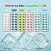 Ice Cube Tray 6 Packs, Silicone ice Cube Tray With Lid, Ice Cube Trays For Freezer, Easy-Release Food-Grade PP & Organic Silicone, Portable & Separable, Dishwasher Safe, Effortless Cleaning & Usage