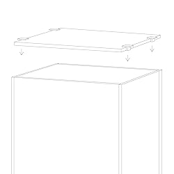 LANDEN 4mm Thick Clear Glass Aquarium Lid, Includes