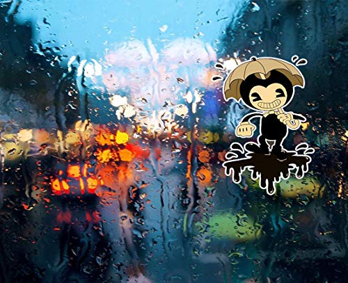 GTOTd Stickers for Boris and Bendy Vinyl Waterproof Stickers Skateboard Guitar Travel Case Sticker Door Laptop Luggage Car Bike Bicycle Helmet Stickers - Thumbnail 2