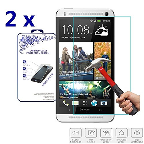 2x For HTC One Remix / HTC One Mini 2 , Nacodex® HD Premium Tempered Glass Screen Protector