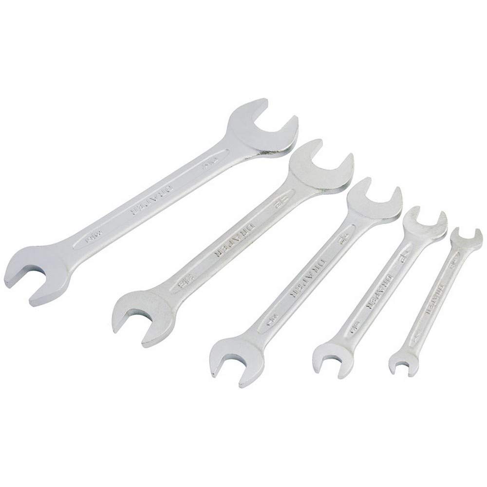 Draper 30767 AF Open End Spanner Set, 5 Pieces , Blue