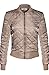 BodiLove Women's Classic Padded Down Bomber Jacket with Zipper