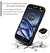 Moto Z Play Case with Tempered Glass Screen Protector, NageBee Belt Clip Holster Built-in Kickstand Heavy Duty Shockproof Combo Rugged Armor Durable Case for Motorola Moto Z Play Droid (2016) -Black